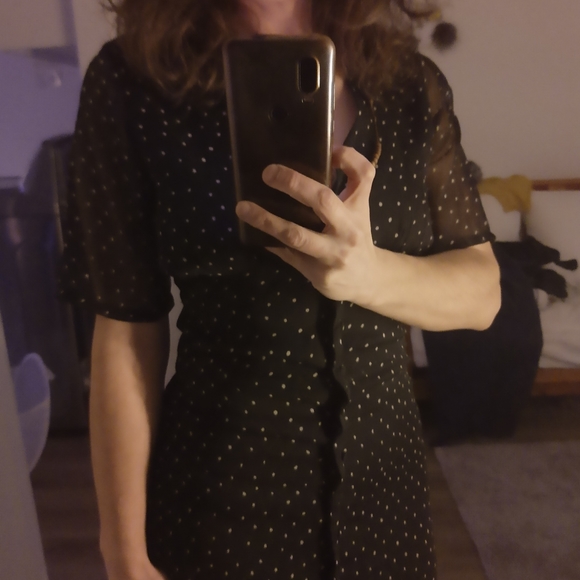 Black dress 🖤 white pokadot 🤍 - Picture 16 of 16